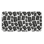 Black And White Holy Bible Pattern Print Towel