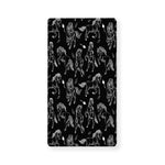 Black And White Horse Pattern Print Baby Crib Sheet