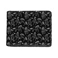 Black And White Horse Pattern Print Bifold Wallet