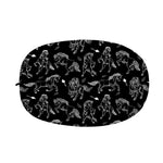 Black And White Horse Pattern Print Car Side Mirror Covers