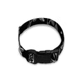 Black And White Horse Pattern Print Dog Collar