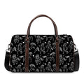 Black And White Horse Pattern Print Duffel Bag