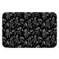 Black And White Horse Pattern Print Indoor Door Mat