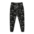 Black And White Horse Pattern Print Jogger Pants