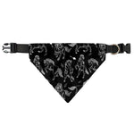 Black And White Horse Pattern Print Over The Collar Dog Bandana