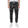 Black And White Horse Pattern Print Joggers