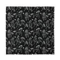 Black And White Horse Pattern Print Silk Bandana
