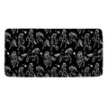 Black And White Horse Pattern Print Towel