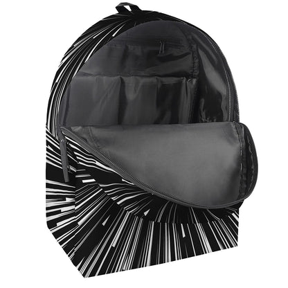 Black And White Hyperspace Print Backpack