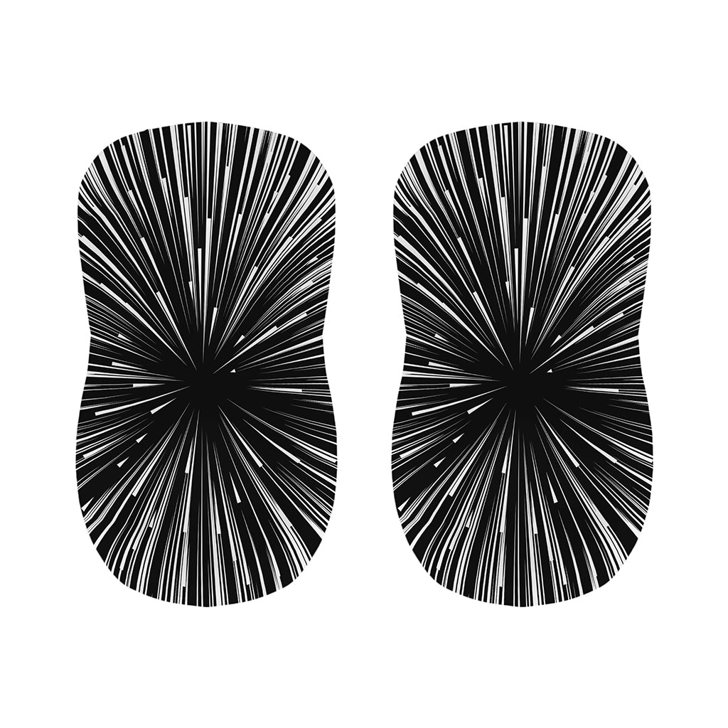 Black And White Hyperspace Print Bar Stool Covers