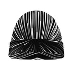 Black And White Hyperspace Print Beanie