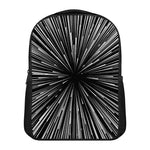 Black And White Hyperspace Print Casual Backpack