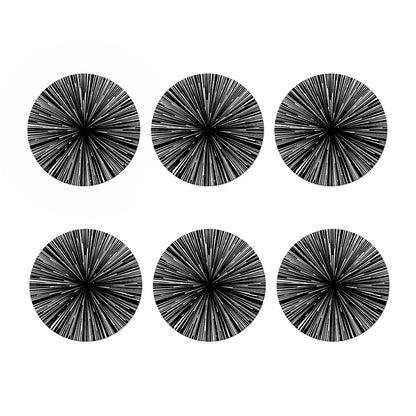 Black And White Hyperspace Print Coaster Set