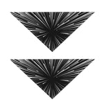 Black And White Hyperspace Print Dog Bandana