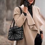 Black And White Hyperspace Print Double Strap Bible Bag