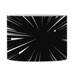 Black And White Hyperspace Print Drum Lamp Shade