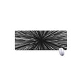 Black And White Hyperspace Print Extended Mouse Pad