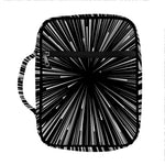 Black And White Hyperspace Print Front Pocket Bible Bag