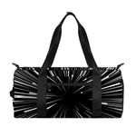 Black And White Hyperspace Print Gym Bag