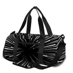 Black And White Hyperspace Print Gym Bag