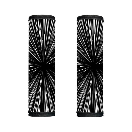 Black And White Hyperspace Print Handle Covers