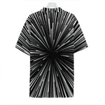 Black And White Hyperspace Print Hawaiian Shirt