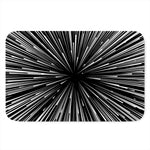 Black And White Hyperspace Print Indoor Door Mat