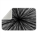 Black And White Hyperspace Print Indoor Door Mat