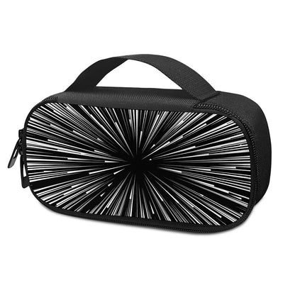 Black And White Hyperspace Print Insulin Cooler Travel Case