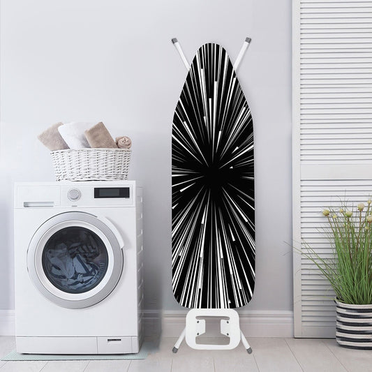 Black And White Hyperspace Print Ironing Board Cover