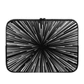 Black And White Hyperspace Print Laptop Sleeve