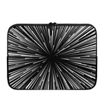 Black And White Hyperspace Print Laptop Sleeve