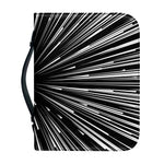 Black And White Hyperspace Print Leather Bible Cover