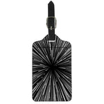 Black And White Hyperspace Print Luggage Tag