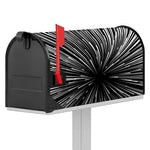 Black And White Hyperspace Print Mailbox Cover