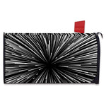Black And White Hyperspace Print Mailbox Cover