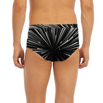 Black And White Hyperspace Print Men's Briefs