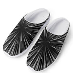 Black And White Hyperspace Print Mesh Casual Shoes