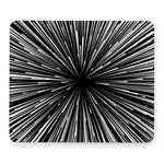 Black And White Hyperspace Print Mouse Pad
