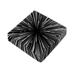 Black And White Hyperspace Print Outdoor Seat Cushion Cover