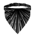 Black And White Hyperspace Print Over The Collar Dog Bandana