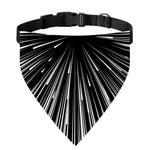 Black And White Hyperspace Print Over The Collar Dog Bandana