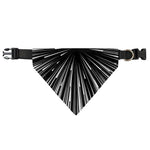 Black And White Hyperspace Print Over The Collar Dog Bandana