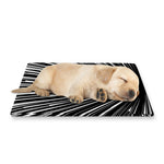 Black And White Hyperspace Print Pet Cooling Mat Cover