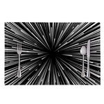 Black And White Hyperspace Print Placemat