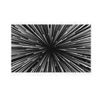 Black And White Hyperspace Print Polyester Flag