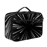 Black And White Hyperspace Print Portable Lunch Bag