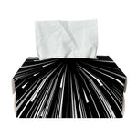Black And White Hyperspace Print Rectangle Tissue Box Cover