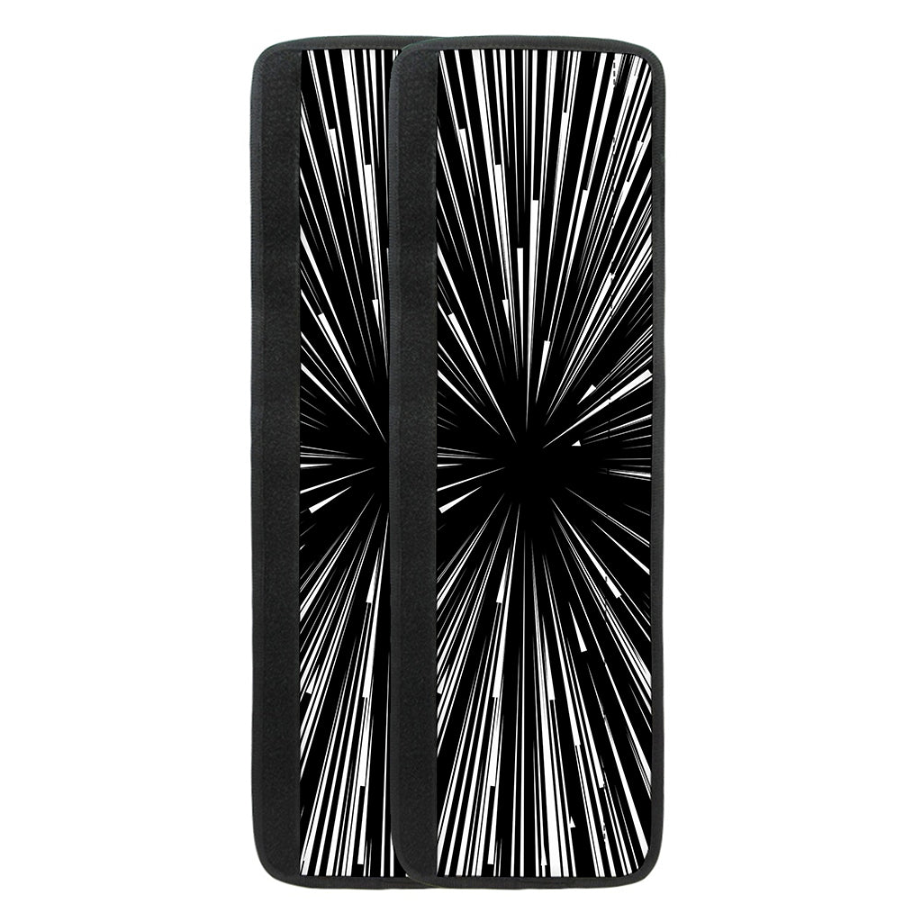 Black And White Hyperspace Print Refrigerator Handle Covers