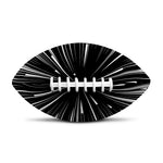 Black And White Hyperspace Print Rugby Ball